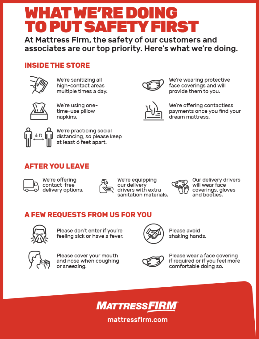 A Message From Mattress Firm S Ceo On Covid 19