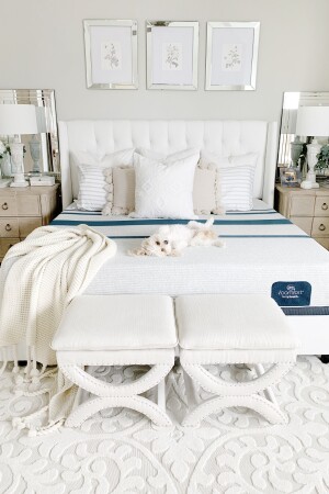 Bed head boards enhance the look and feel of a room. Photo by MyTexasHouse.